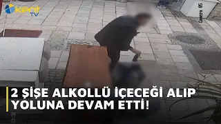 STOLE 2 BOTTLES OF ALCOHOL AND JUST KEPT WALKING!
