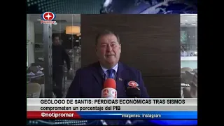 Geologist de Santis: Economic losses following earthquakes compromise GDP percentage