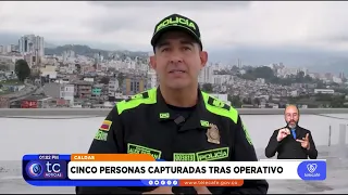 🚨 Five arrested in operation in northern Tolima
