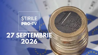 Știrile PRO TV - 27 Septembrie 2026 | Acuzații de mită de jumătate de milion de euro