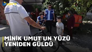 MİNİK UMUT’UN YÜZÜ YENİDEN GÜLDÜ