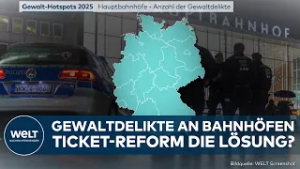 DEUTSCHE BAHN: Schock-Zahlen! Ticket-Reform? Gewalt an Bahnhöfen und in Zügen hat neue Dimension