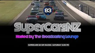SUPERCARS NZ SIM RACING - SATURDAY 12:30PM - CHANNEL 83