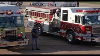Stock car racers honor 9/11 with first responder procession