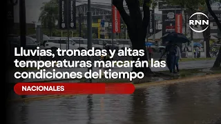 Rain, thunderstorms, and high temperatures to mark weather conditions
