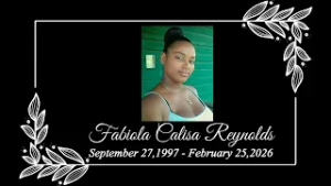 Death Announcement - Fabiola Calisa Reynolds