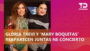 Gloria Trevi y 'Mary Boquitas' reaparecen juntas en concierto