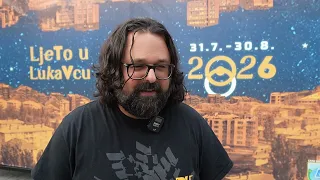 Promocija romana „Safari u Sarajevu“ u Lukavcu, Andrej Nikolaidis