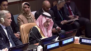 Foreign Minister's Speech at the High-Level Meeting: One Year Since the New York Declaration and ...