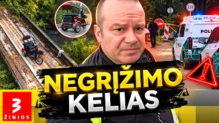 Išvažiavo vakare ir nebegrįžo – rytą vyrą rado prie apvirtusio triračio