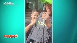 Police sub-lieutenant surprises with musical performance and causes a sensation in Pereira