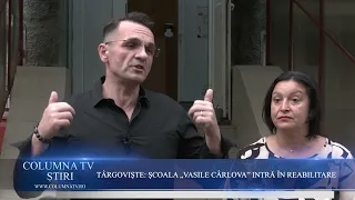 TÂRGOVIȘTE: "VASILE CÂRLOVA" MIDDLE SCHOOL UNDERGOES RENOVATION