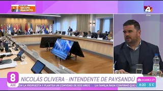 Nicolás Olivera sobre el encuentro de intendentes con Yamandú Orsi
