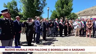 CURRENT EVENTS. NEW MURAL FOR FALCONE AND BORSELLINO IN SASSANO