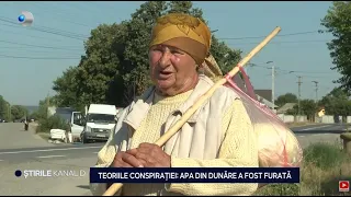 Stirile Kanal D - Teoriile conspiratiei: apa din Dunare a fost furata | Editie de seara