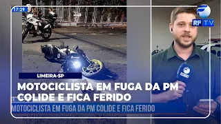 Total Alert - Motorcycle rider fleeing police crashes and gets injured in Limeira