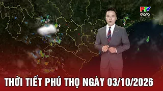 Phu Tho Weather October 3, 2026 | Cloudy, scattered rain at night, sunny and hot during the day