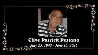 Death Announcement - Clive Patrick Pestano