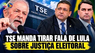 TSE orders removal of Lula's remarks about Electoral Court following Flávio Bolsonaro's request -4K