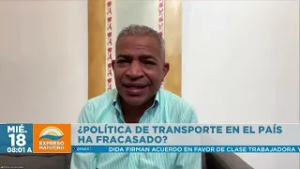 Caos vial y desorden: una política de transporte que no funciona | Juan Marte sindicalista