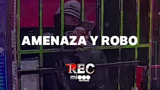 THREAT AND ROBBERY - SHE SCREAMS AND ESCAPES THE ASSAULT - #REC