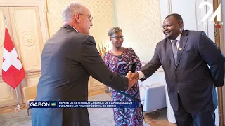 DIPLOMACY: GABONESE AMBASSADOR PRESENTS CREDENTIALS AT THE FEDERAL PALACE IN BERN