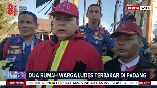 Dua Rumah Kayu Ludes Terbakar, Api Mengamuk di Padang