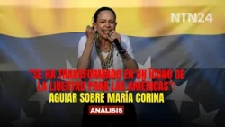 "She has become an icon of freedom for the Americas": Aguiar on María Corina