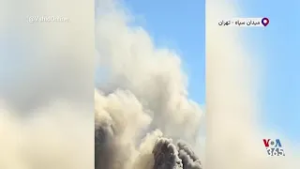 تصاویر منتسب به حملات موشکی در میدان سپاه در تهران - یکشنبه ۱۰ اسفند