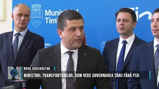 Minister of Transport: How he envisions governing the country without the PSD