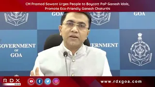 CM Pramod Sawant Urges People to Boycott PoP Ganesh Idols, Promote Eco-Friendly Ganesh Chaturthi