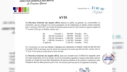 DGI/ Prélèvement à la source sur les salaires
