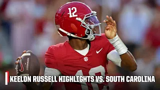Keelon Russell DOMINATES 🔥 5 total TDs in Alabama’s win vs. South Carolina | ESPN College Football