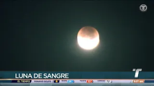 Eclipse lunar total y Luna de Sangre fue visible en Panamá