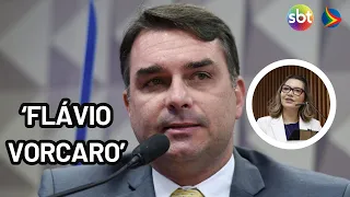 Janja calls Flávio Bolsonaro “Flávio Vorcaro”