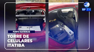 ON AIR - Police recover cellphone tower battery shipment valued at R$45,000 in Itatiba