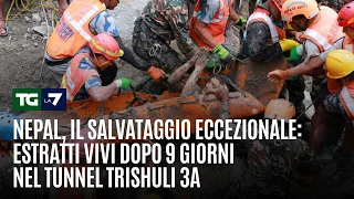 Nepal, the extraordinary rescue: pulled out alive after 9 days in the Trishuli 3A tunnel