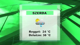 Szerdai időjárás előrejelzés