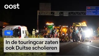 16 injured in serious tour bus accident | RTV Oost