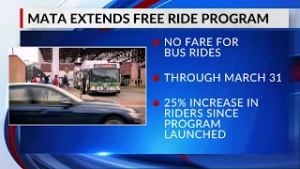MATA extends free ride program through March