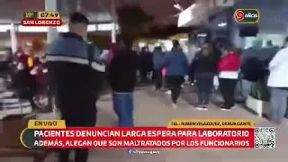 Pacientes denuncian largas esperas en San Lorenzo