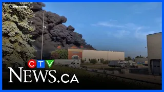 Fire rips through northeast Calgary building