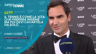 Exclusive interview with Roger Federer at the Laver Cup
