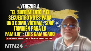 “The suffering and kidnapping don’t just affect the victim, but the family too”: Luis Camacaro