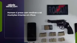 Man arrested with revolver and 46 intact rounds of ammunition in Picos