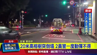 20-Meter Banyan Tree Collapses on Police Clearing Debris During Patrol, 2 Officers Injured [Break...