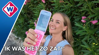 Quinty (29) overprikkeld van socials, heeft nu klaptelefoon