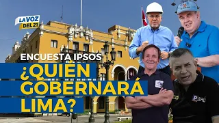 Who is ready for Lima? Santiago Bedoya and Iván Lanegra analyze the Ipsos poll