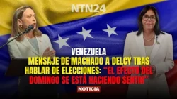 Machado’s MESSAGE to Delcy regarding her comments on elections: The effect of Sunday is being felt