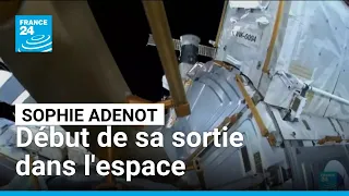 Sophie Adenot a débuté sa sortie dans l'espace, une première pour une astronaute française